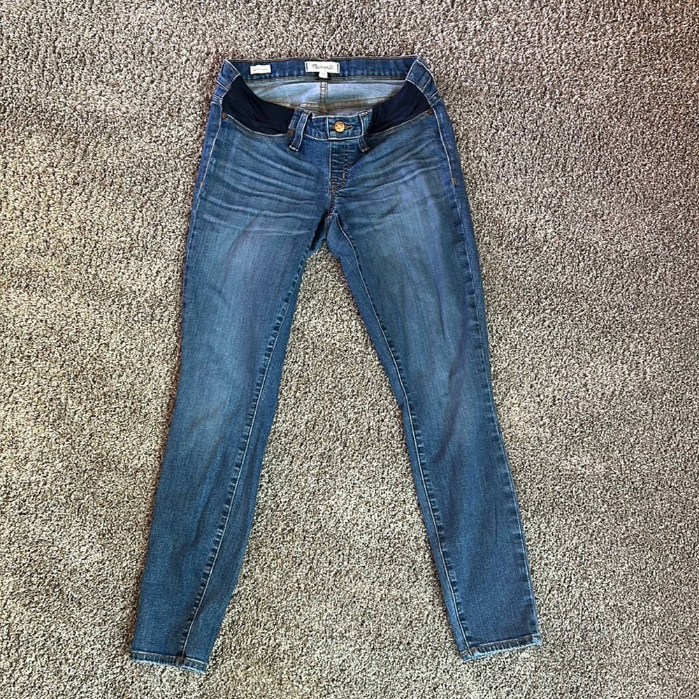 Madewell Maternity skinny jeans - under the belly